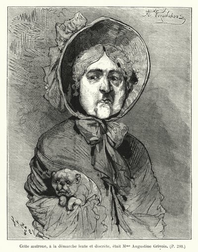 Illustrasjon for Le Juif Errant (gravering) av French School