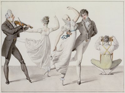 Illustrasjon fra "Le Bon Genre", ca.1810 av French School