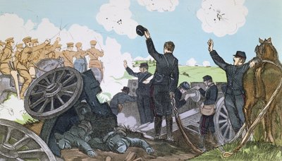 Hendelse under det første slaget ved Marne, 6.–13. september, 1914 av French School