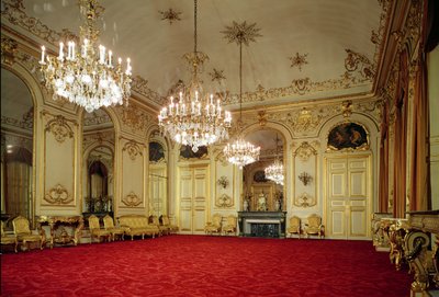 Interiøret i Grand Salon av French School