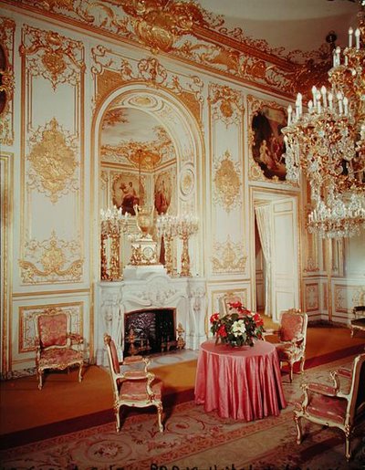Interiøret i Grand Salon av French School