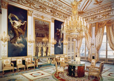 Interiør i Salon des Quatre Saisons av French School
