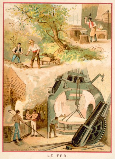 Jern (chromolitho) av French School