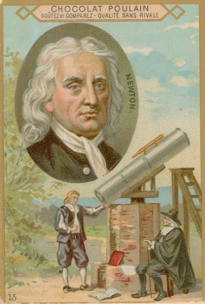 Isaac Newton av French School