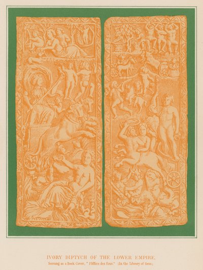 Ivory Diptych of the Lower Empire av French School