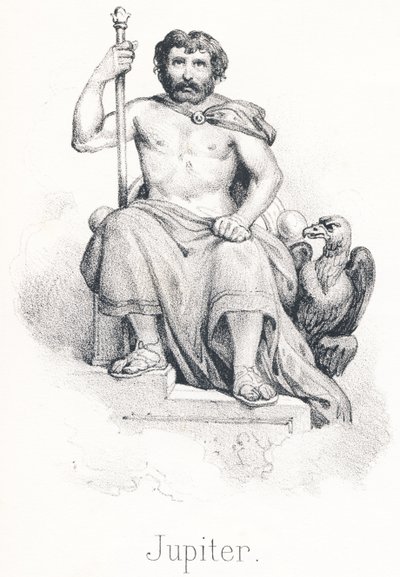 J Jupiter: Son of Saturn and The Brotherhood of Titan Child, han ble matet av geiten Amalthea av French School