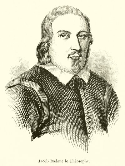 Jacob Boehme og teosofien (gravering) av French School