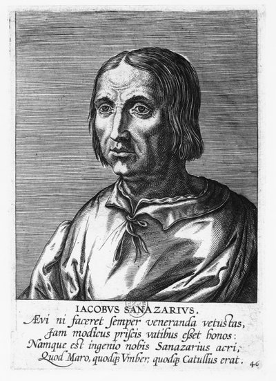 Jacopo Sannazaro (gravering) av French School