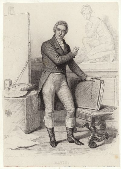 Jacques-Louis David , fransk maler av French School