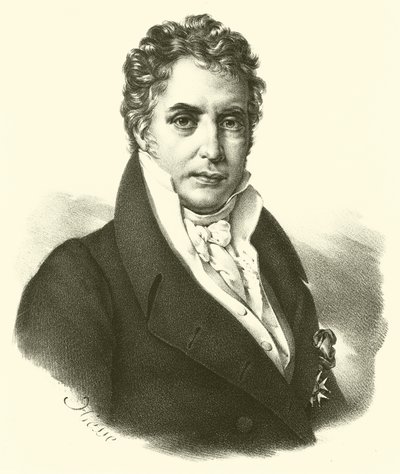 Jacques-Louis David, portrett (gravering) av French School