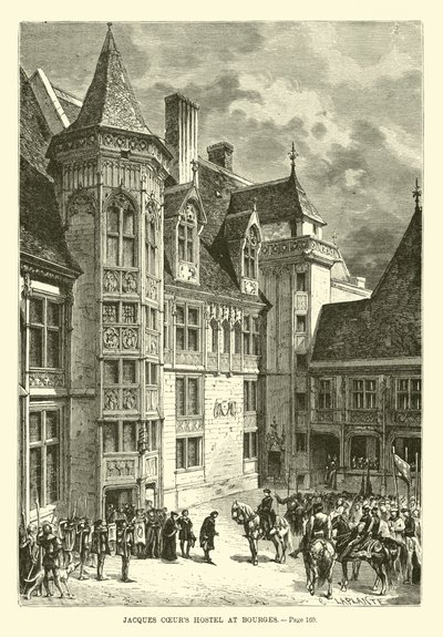 Jacques Coeurs Hostel i Bourges av French School