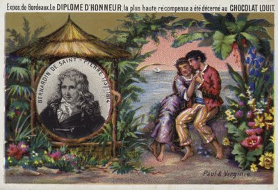 Jacques Henri Bernardin de Saint Pierre , fransk forfatter og botaniker av French School