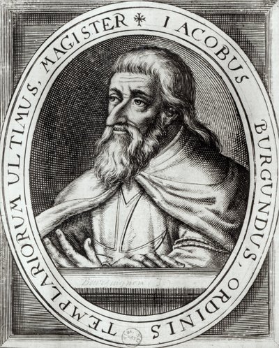 Jacques de Molay (ca. 1243-1314) Tempelriddernes mester av French School