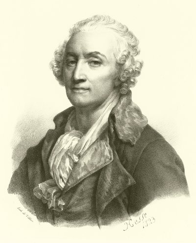 Jean-Baptiste Greuze, portrett (gravering) av French School