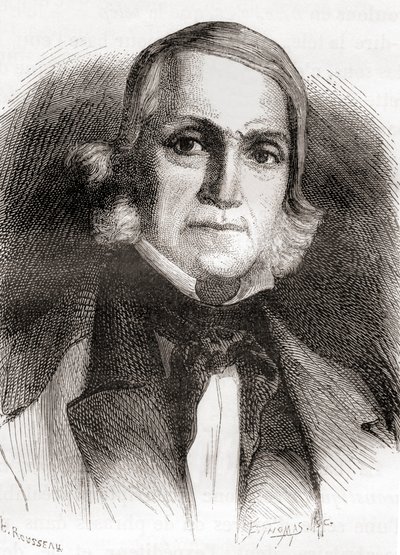 Jean-François Sudre, fra The Wonders of Science, publisert ca. 1870 (gravering) av French School