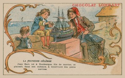 Jean Bart, marinekommandør og kaper fra slutten av 1600-tallet, som gutt av French School