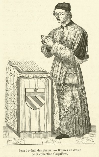 Jean Juvenal des Ursins (gravering) av French School
