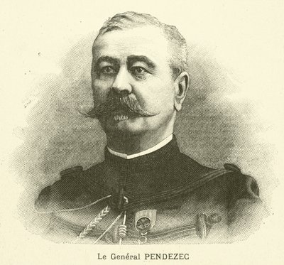 Jean Pendezec , fransk general (gravering) av French School