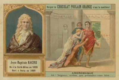 Jean Racine , fransk dramatiker av French School