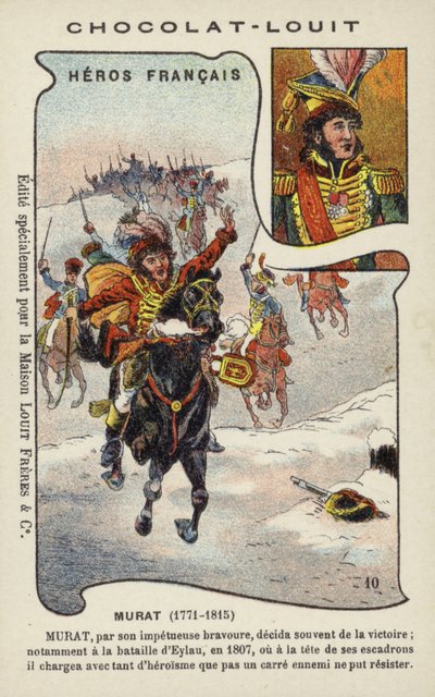 Joachim Murat , fransk general (kromolito) av French School