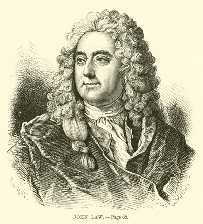 John Law av French School