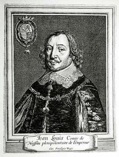 John Louis av Nassau-Hadamar, greve av Nassau-Dillenburg (gravering av French School