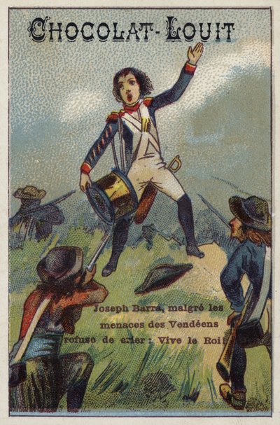 Joseph Bara , fransk revolusjonær barnesoldat av French School