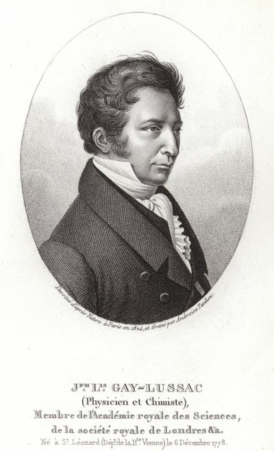 Joseph Louis Gay-Lussac av French School