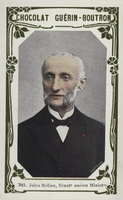 Jules Meline, senator tidligere minister (farget bilde) av French School