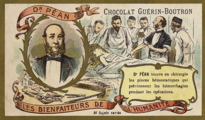 Jules Pean , fransk kirurg (chromolitho) av French School