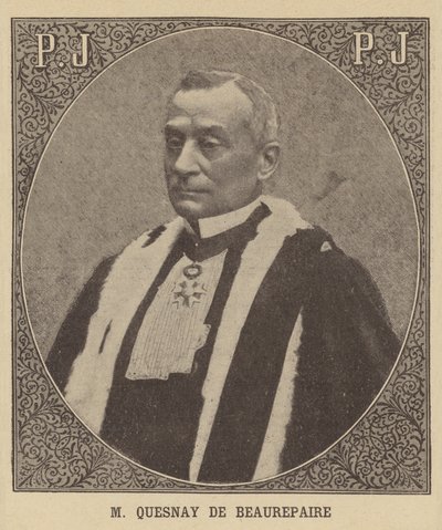 Jules Quesnay de Beaurepaire, fransk dommer av French School