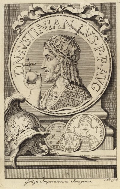Justinian I den store av French School
