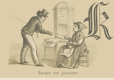 K: Aviskiosk av French School