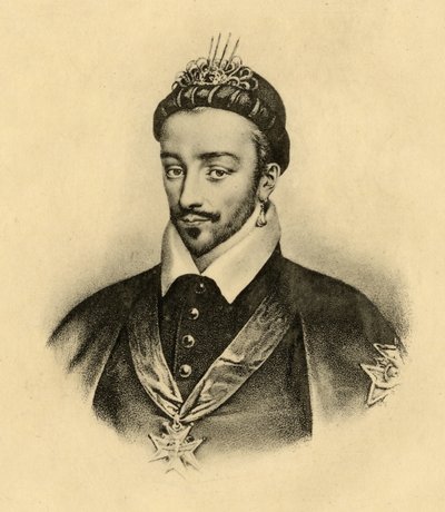 Kong Henrik III (1551-89) av Frankrike av French School