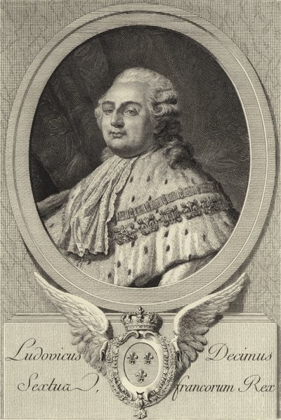Kong Ludvig XVI av Frankrike av French School