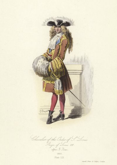 Ridder av St. Louis-ordenen, regjering av Ludvig XIV av Frankrike av French School