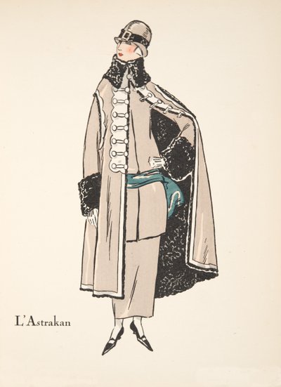 L#39;Astrakan, fra en samling motetallerkener av French School