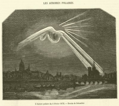 The Aurora av 4. februar 1872 (gravering) av French School