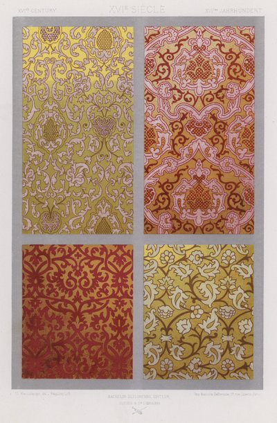 The Ornament Of Stoffer: XVIth Century, XVIe Siecle, XVItes Jahrhundert (farge litho) av French School
