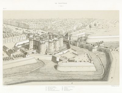 Bastillen, 1650 av French School