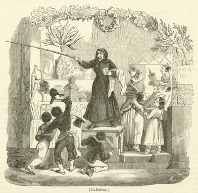 La Befana (gravering) av French School