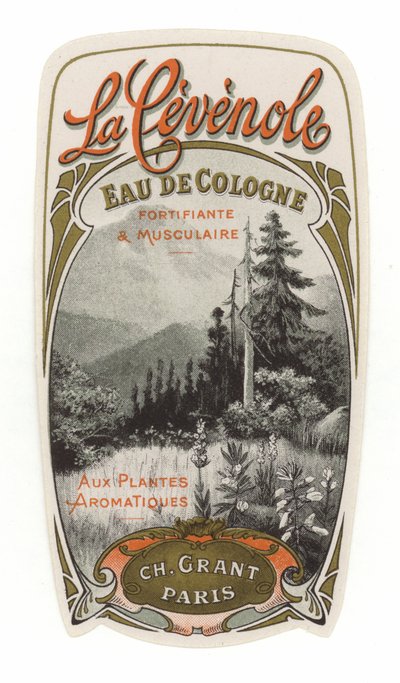Cevenole-etikett, Eau De Cologne av French School