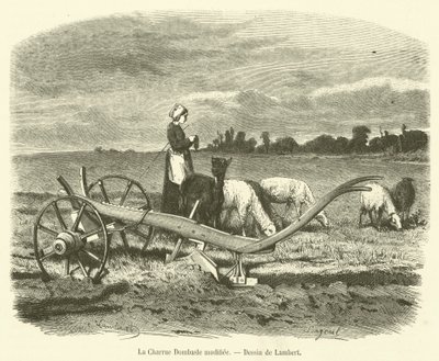 Den modifiserte Dombasle-plogen (gravering) av French School