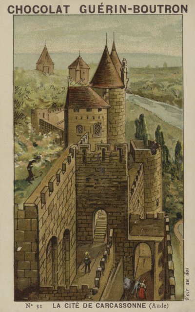 Byen Carcassonne, Aude av French School