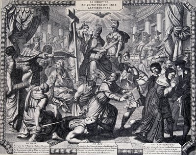 The Rout of the Jansenists - satirisk almanakk utgitt av jesuittene av French School