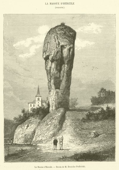 The Club of Hercules (gravering) av French School