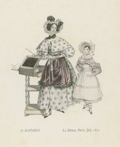 Mote, Paris, juli 1831 av French School