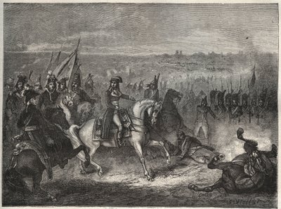 La battle de Lonato - NAPOLEON VED LONATO - Også kalt det andre slaget ved CASTIGLIONE: i sitt italienske felttog beseirer Napoleon østerrikerne under Wurmser, og tvinger dem til å trekke seg tilbake til Mantova. 3. august 1796 - New National Encyclopedia  av French School