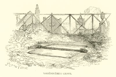 Labedoyeres grav (gravering) av French School
