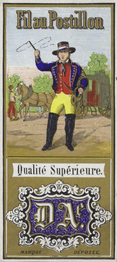 Etikett for kusketråd av French School